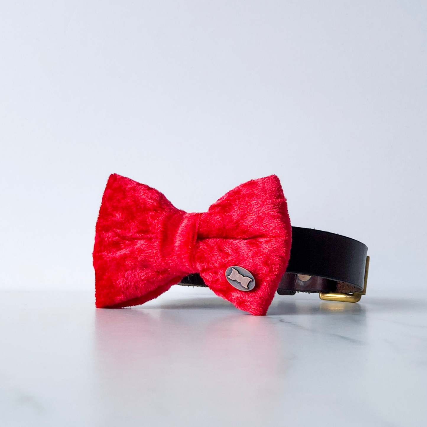 Bold Red Velvet Bow Tie