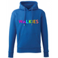 WALKIES Slogan Hoodie | Neon Rainbow Embroidery | 12 Colours Available
