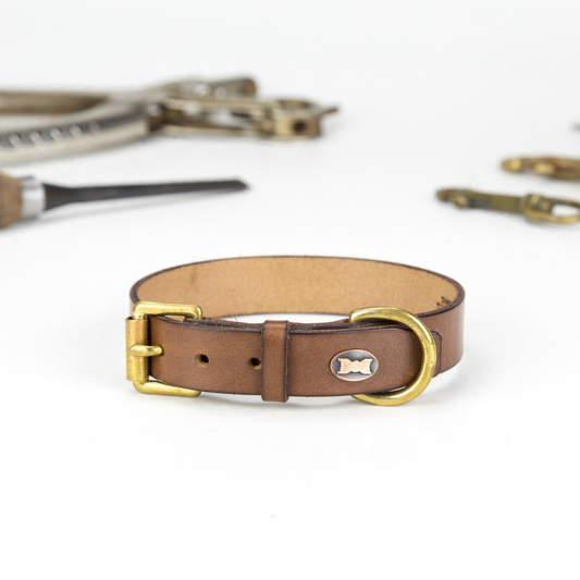 The Beddington Leather Dog Collar