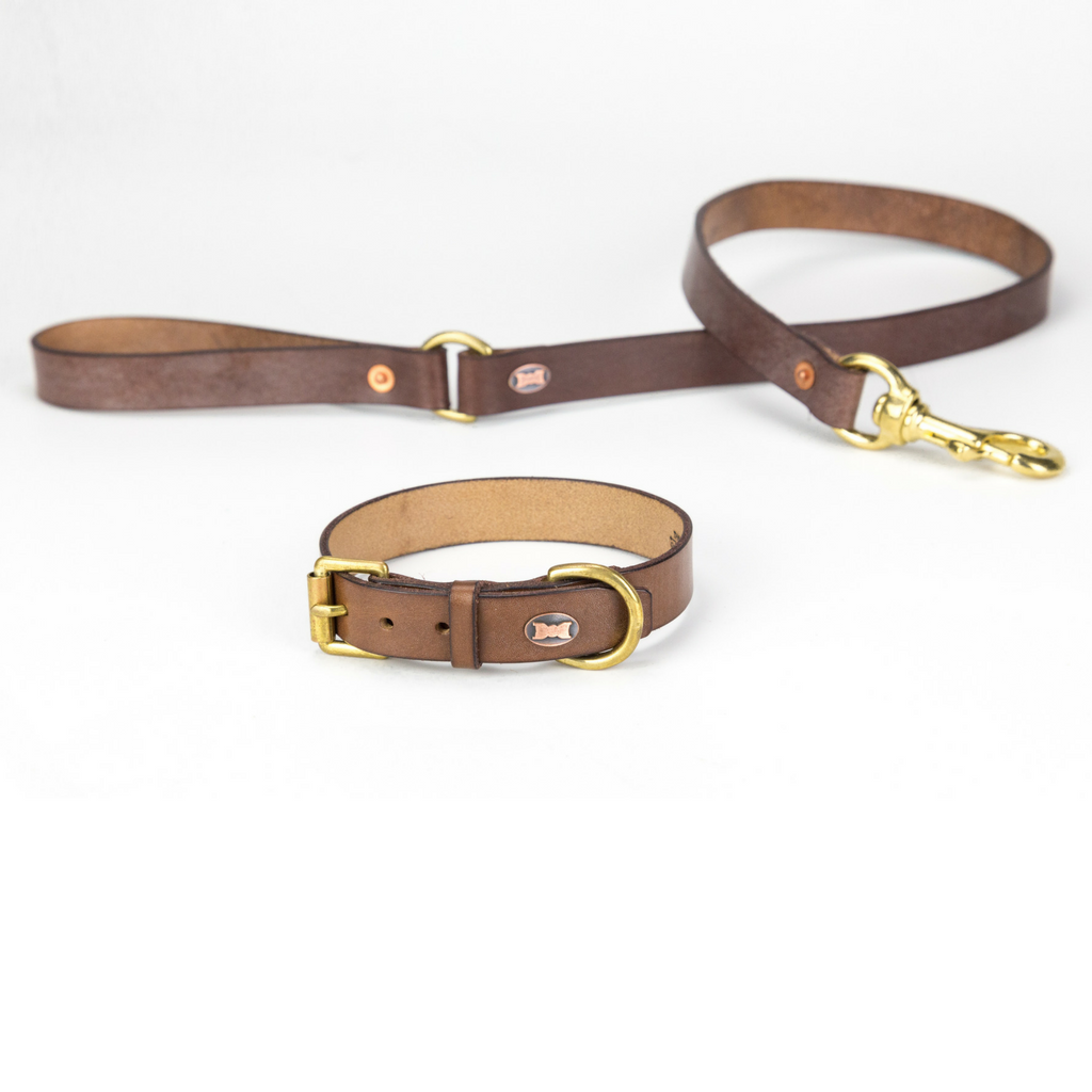 The Beddington Leather Dog Collar