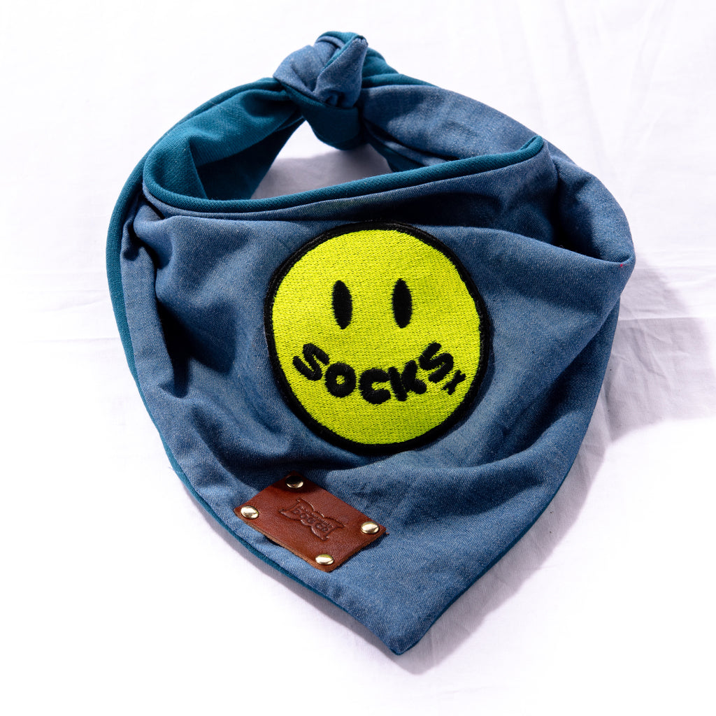 Doggy Smile Dog Bandana Neckerchief - SOCKS